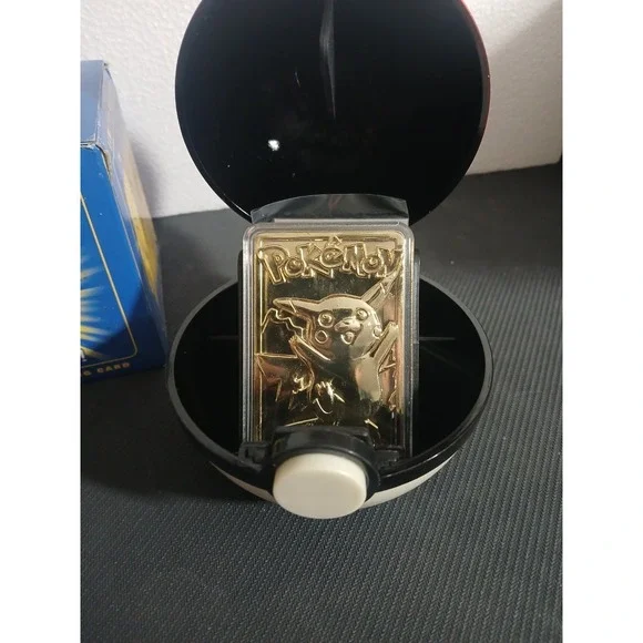 1999 Pokmon Pikachu 23k Gold Plated Card & Pokeball Burger King Sealed  Blue Box is available for purchase on au PAY Market - Imported Goods Online  Store Co.Ltd. | au PAY Market -